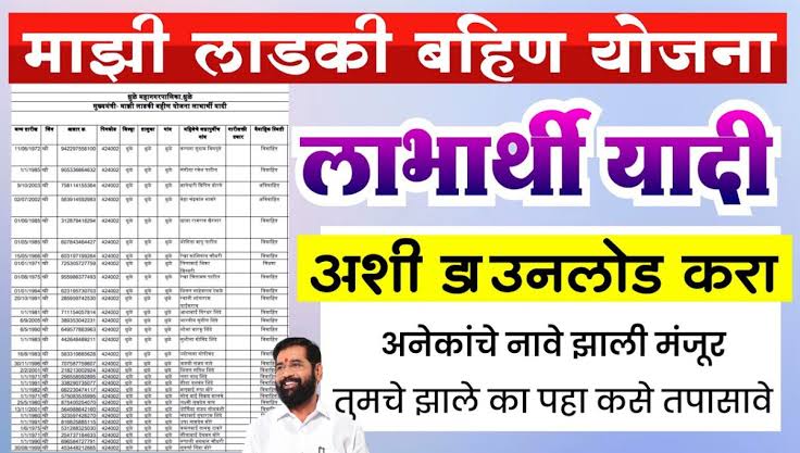 लाडकी बहीण लाभार्थी यादी अशी पहा तुमच्या मोबाईलवर